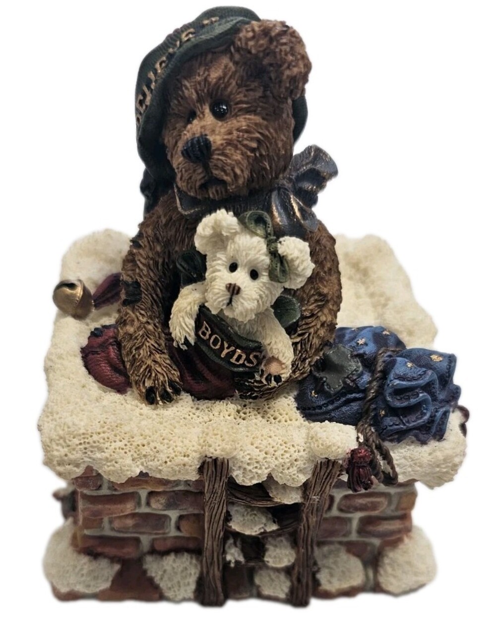 Boyds Bear "Elijah & Joy Believe" NIB  270503 Christmas Musical New Without Box